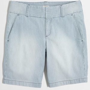 J.Crew Frankie short in railroad stripe 0